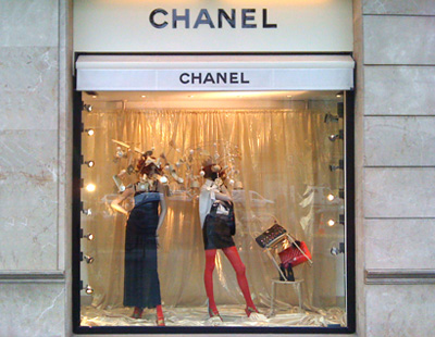 Decorado de lujo y escaparates para Chanel Decorado de lujo y escaparates para Chanel